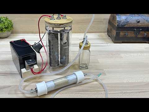 Видео: Создание простого генератора водорода - вода в водород HHO