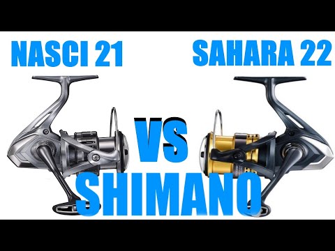 Видео: Shimano Sahara 22  против Nasci 21