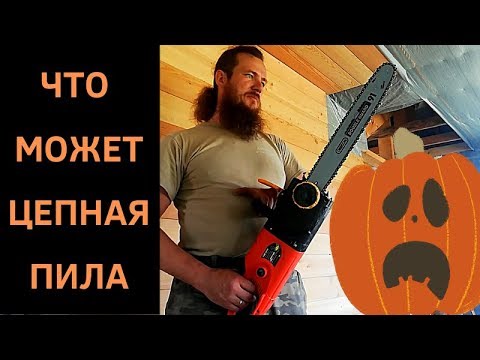 Видео: На что способна цепная электропила!!!