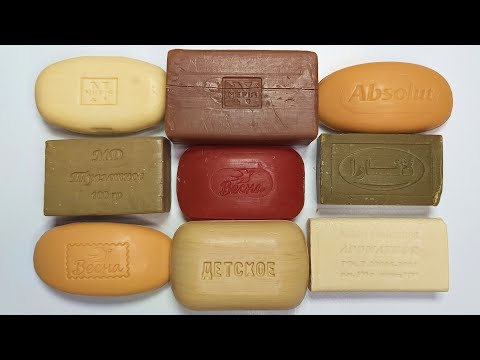 Видео: Cutting dry soap 🧼 Satisfying ASMR video 💤 Soap carving 🔪 Асмр мыло. Video for sleep