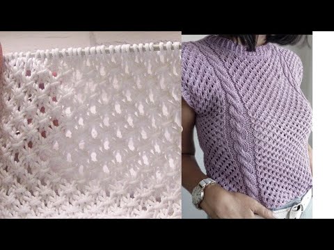 Видео: ЕЩЕ ОДНА ОЧЕНЬ ПОПУЛЯРНАЯ "СЕТКА" ИЗ ИНСТАГРАММА!!! УЗОР ДЛЯ ТОПОВ, МАЕК, КОФТОЧЕК...