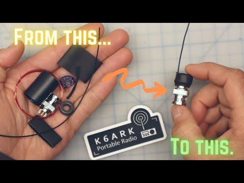 Видео: Сборка комплекта согласующего устройства K6ARK — полуволновой с торцевым питанием (EFHW)