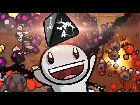 Видео: Сломанный D4 и безумные комбо + Бонус // The Binding of Isaac: Antibirth