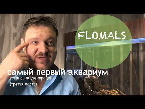 Видео: ОФОРМЛЕНИЕ АКВАРИУМА-УСТАНОВКА ДЕКОРАЦИЙ