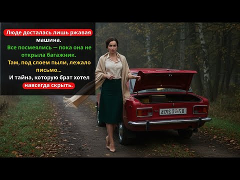 Видео: Люда унаследовала ржавую машину от бабушки… Но в багажнике она нашла нечто, что перевернуло её жизнь