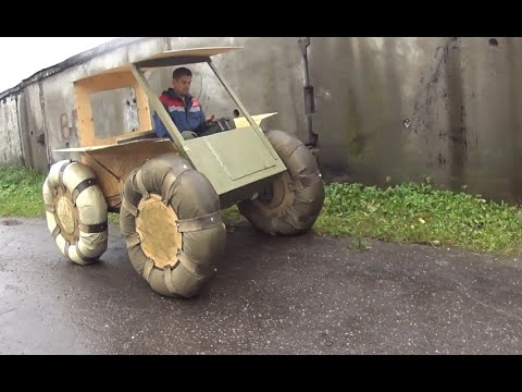 Видео: микро Шерп сделанный на коленках