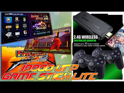 Видео: Game Stick Lite модель M8 10000 игр от 9 разных типов приставок РЕТРО Обзор