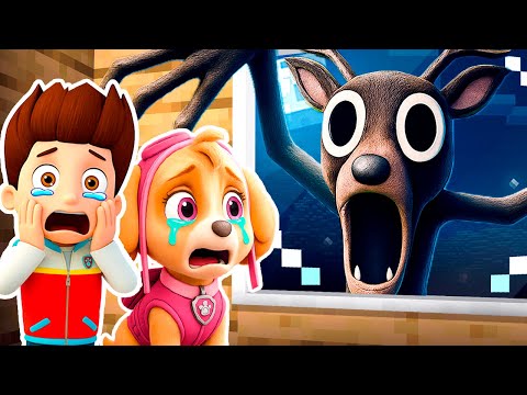 Видео: ЩЕНЯЧИЙ ПАТРУЛЬ ПРЯЧЕТСЯ от ОЛЕНЬ 99 НОЧЕЙ В ЛЕСУ ПОХИТИЛ РАЙДЕРА СКАЙ в МАЙНКРАФТ