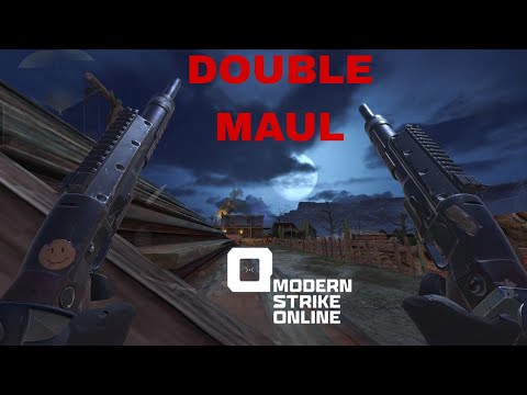Видео: Modern Strike Online: DOUBLE MAUL →ОБЗОР НА САМЫЕ МОЩНЫЕ ПО УРОНУ ДРОБОВИКИ 