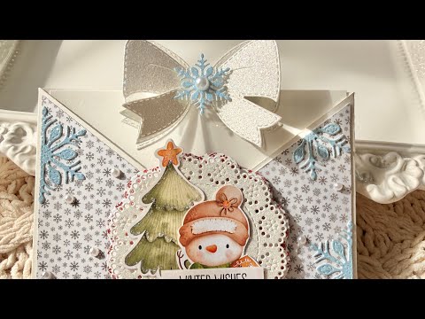 Видео: MyCreativeTime - Давайте сделаем открытку крест-накрест - 💛💛💛💛💛