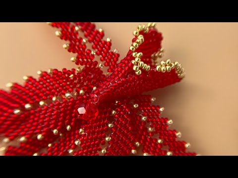 Видео: Мастер класс Бисероплетение Серьги Орхидея Часть 1