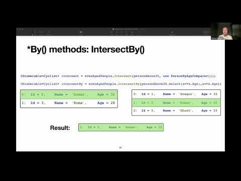 Видео: Роман Гашков «.NET 6: LINQ improvements»