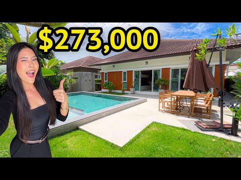 Видео: Потрясающая вилла с бассейном на продажу в Паттайе, Таиланд!