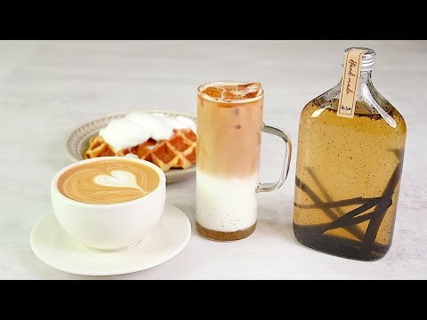 Видео: Приготовление домашнего ванильного сиропа / Важные советы / Как использовать :: Korean Cafe