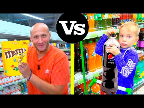 Видео: ФЁДОР vs ПАПА. ЖЁЛТЫЕ vs ЧЁРНЫЕ ПОКУПКИ!