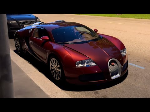 Видео: CARSPOTTING IN MOSCOW! JUNE 2025 | 1/1 🌍 Bugatti Veyron Red Centenaire в Москве! | Легенда в Городе!