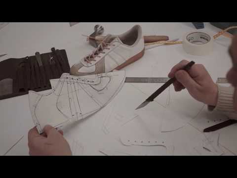 Видео: УРОК 2 - КЕДЫ. ПОСТРОЕНИЕ ЧЕРТЕЖА МОДЕЛИ ОБУВИ -  Adidas bundeswehr. Ручное изготовление обуви.