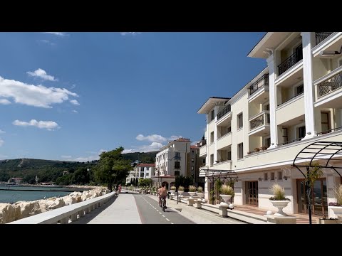 Видео: БАЛЧИК, НАБЕРЕЖНАЯ. БОЛГАРИЯ.  АВГУСТ 2021.