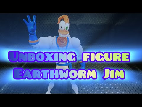 Видео: Unboxing figure Earthworm Jim/Распаковка фигурки Червяк Джим