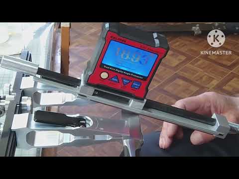 Видео: Поворотный механизм Дмитрия сделанное им по принципу LXP. И необычная заточка.