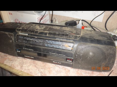 Видео: Panasonic RX-FT 510. Профилактика