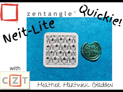 Видео: Новый Lite | Zentangle® Quickie