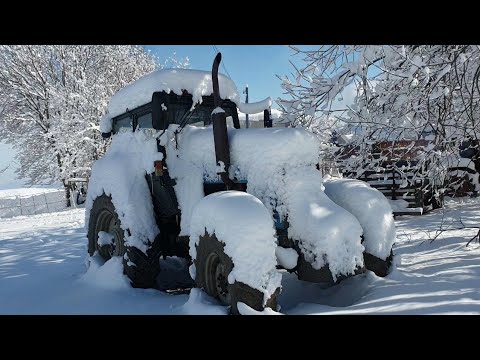 Видео: Эффективный метод Запуск Трактора в мороз -25