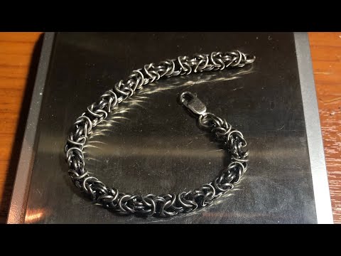 Видео: Византийская вязь// Первые два заказа на серебряные браслеты лисий хвост и королевский лисий хвост//