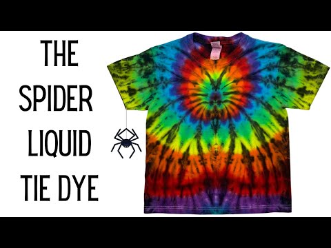 Видео: Как красить волосы в технике тай-дай: жидкий тай-дай Spider