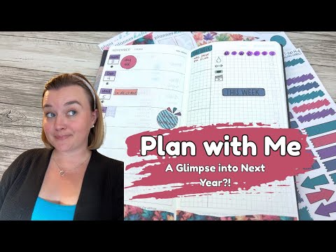 Видео: Планируйте со мной // Недели Хобоничи // Ноябрь: ежемесячный и еженедельный выпуск!