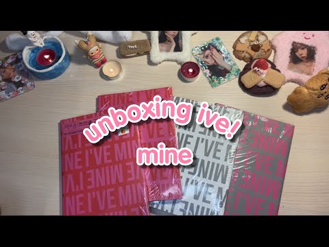 Видео: 🪥распаковка альбомов ive mine (set)! выпали самые вкусные девочки 😋