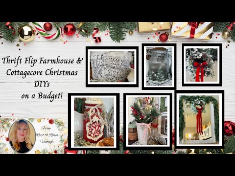 Видео: Рождественский декор в стиле эконом-класса и коттеджкора по доступной цене