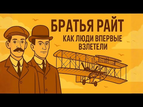 Видео: БРАТЬЯ РАЙТ | История Первого Полета | ИСТОРИЯ ДЛЯ СНА
