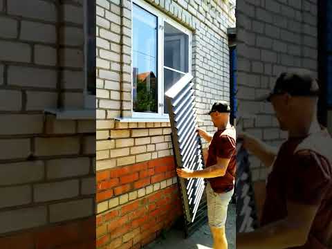 Видео: Статичные шаттерсы, ставни, жалюзи из дерева.