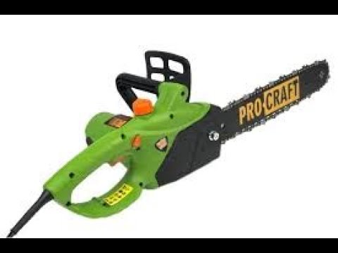 Видео: Электропила цепная Procraft K-1800