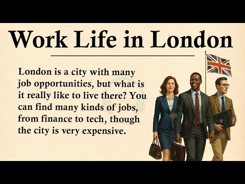 Видео: Работа в Лондоне || 🏢Изучайте английский язык по рассказам, уровень 3 || Оцененный читатель 🎧