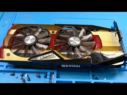 Видео: Прогар видеокарты INNO3D GTX 1070