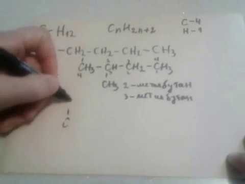 Видео: 12. Структурная изомерия на примере алканов