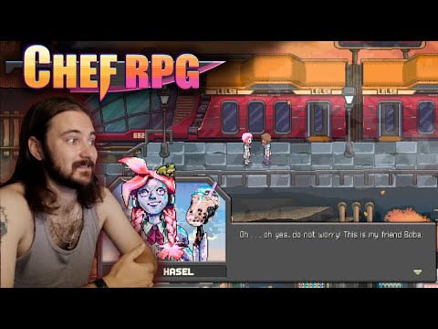 Видео: Пробую  поиграть в Chef RPG на русском. Прибыли в город.