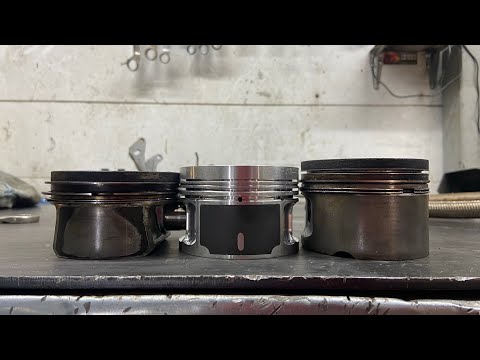 Видео: Поршни AAN и BWA , мысли про низкий строкер.