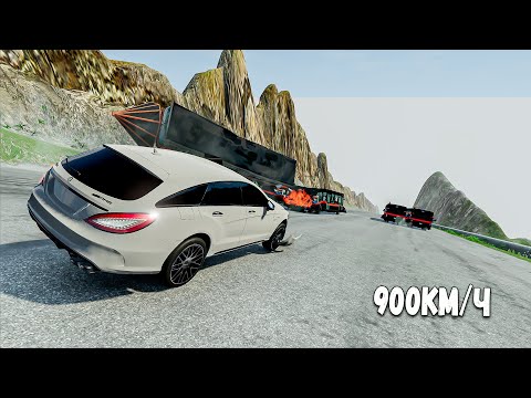 Видео: ЖЕСТКИЙ СПУСК С ГОРЫ БЕЗ ТОРМОЗОВ В BEAM NG DRIVE
