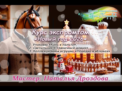 Видео: Открытое занятие курса «Новый Год - 2026». Мастер Наталья Дроздова.