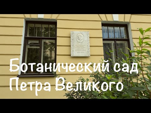 Видео: Ботанический сад Петра Великого