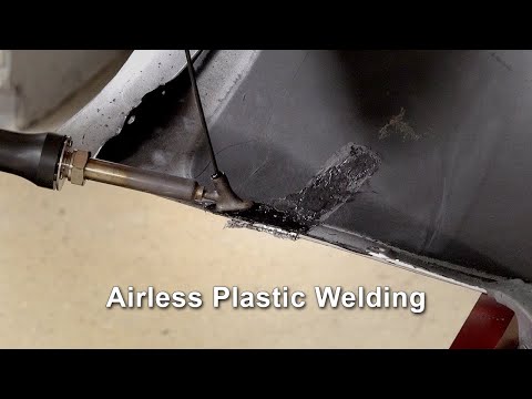 Видео: Безвоздушная сварка пластика — ремонт разрыва на краю бампера