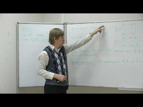 Видео: Тимашев Д. А. - Алгебра, Часть 1. Лекции - 5. Система линейных уравнений