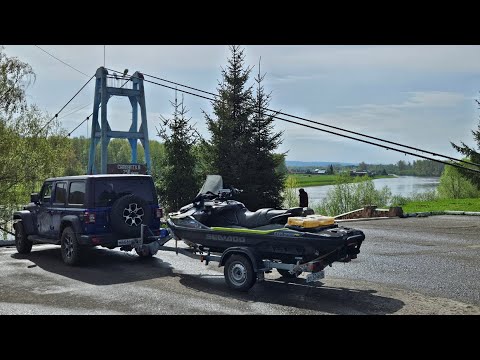 Видео: сплав по реке Юрюзань на гидроцикле BRP Sea-Doo Explorer Pro 170, 28 апреля 2024г.