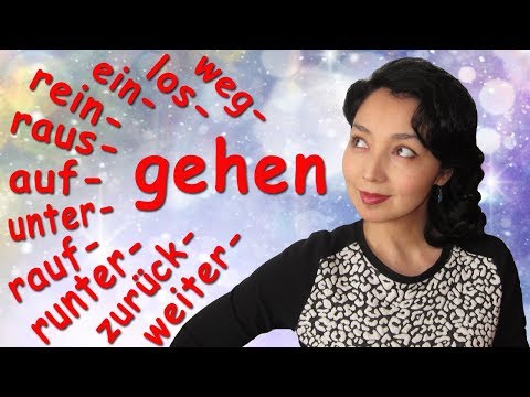 Видео: Глагол gehen с разными приставками