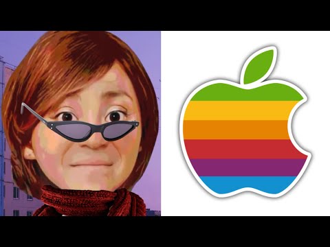 Видео: Старый логотип Apple это:
