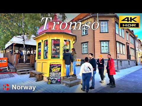 Видео: Прогулки по Тромсё в светлое время суток / Норвегия 🇳🇴 / 2024 сент / 4K HDR