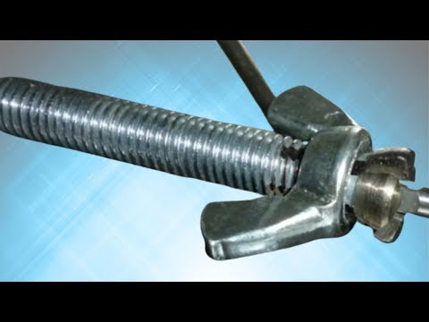 Видео: Приспособление из простого болта. Цанговый зажим. Цанга. Collet clamp with your hands . #сделайсам
